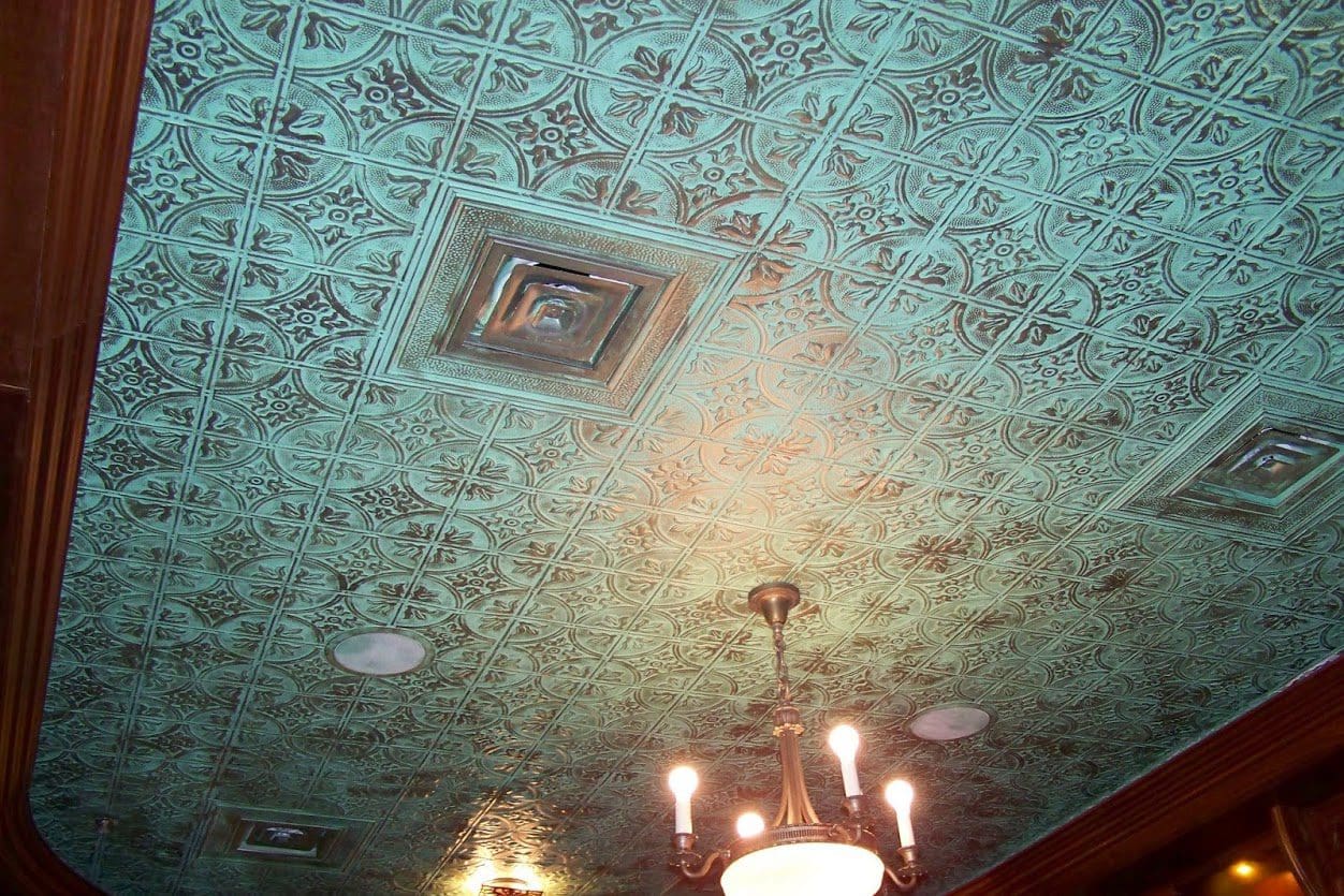 Faux Tin Ceiling Tile 309 Glue up