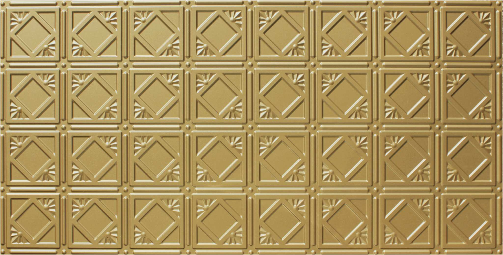 Brass #207 2'x4' Faux Tin Ceiling Tile