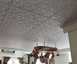 White #209 decorative kitchen ceiling tiles