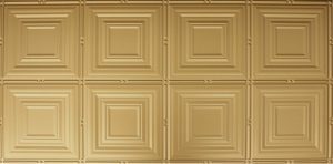 decorative-faux-tin-ceiling brass