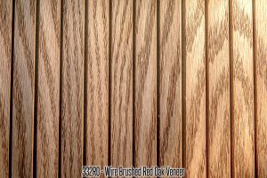 332 Red Oak Tambour Veneer 4x8 Wood Wall Paneling
