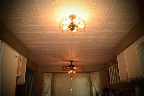 faux tin decorative ceiling tile